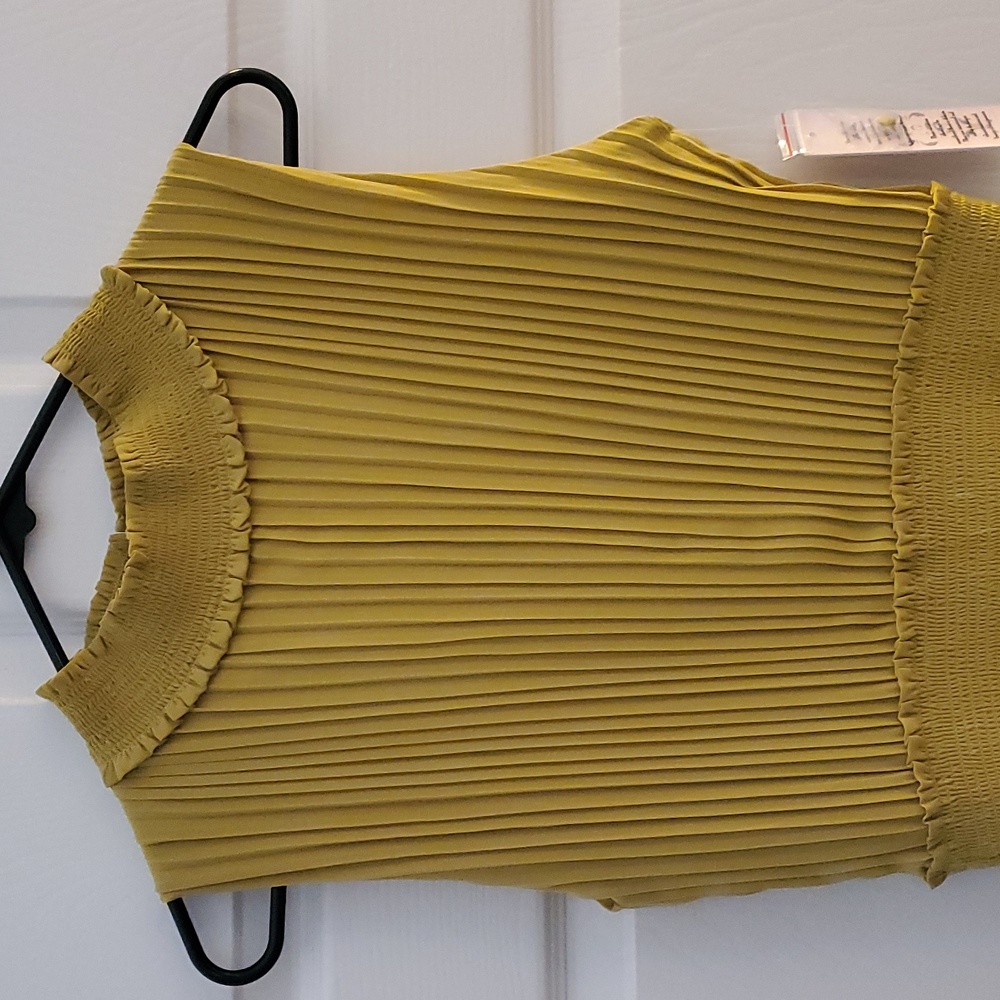 Eve Green pleated dress
